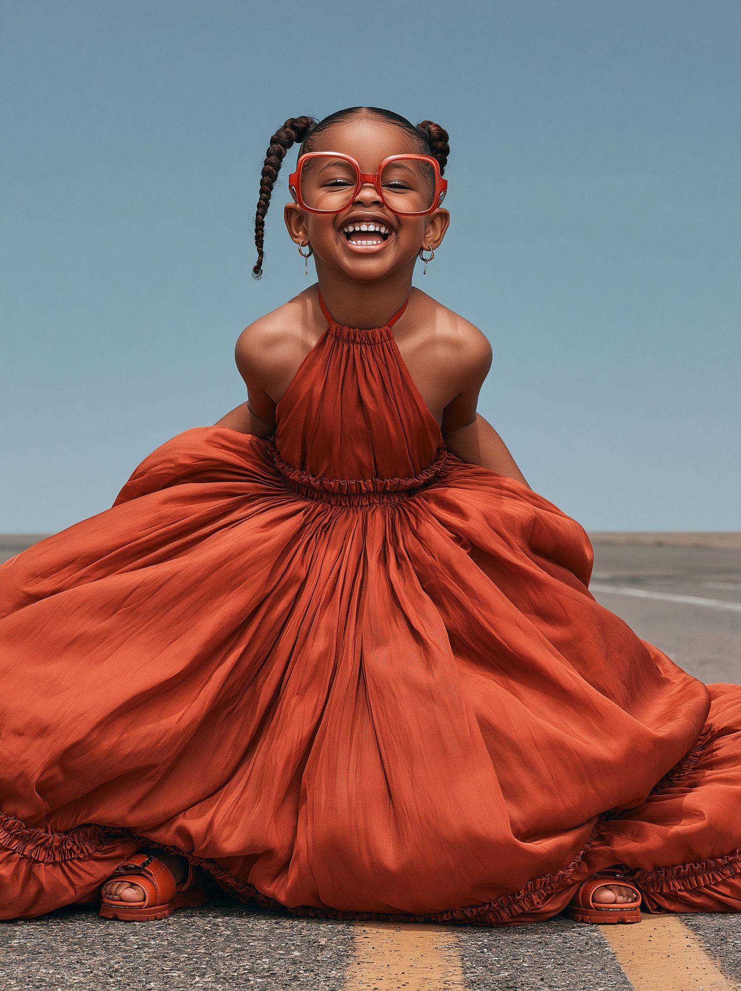 Joyful Child Portrait Photography Poster. poster — photography art