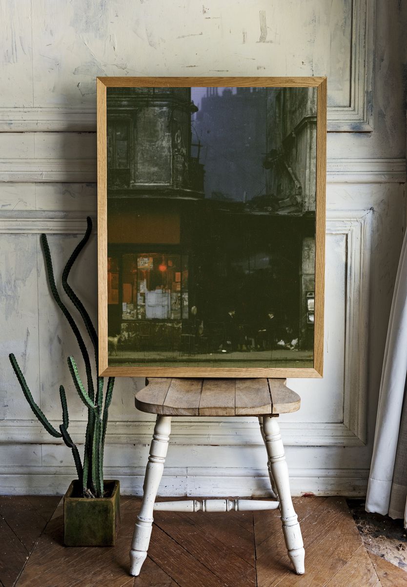 Moody Urban Street Photography Poster. room preview