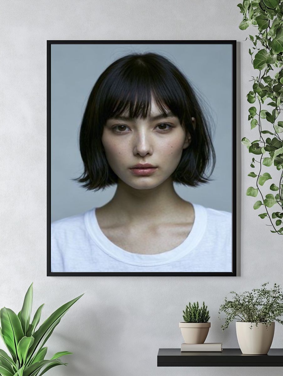 Minimalist Portrait Poster. — room view 4
