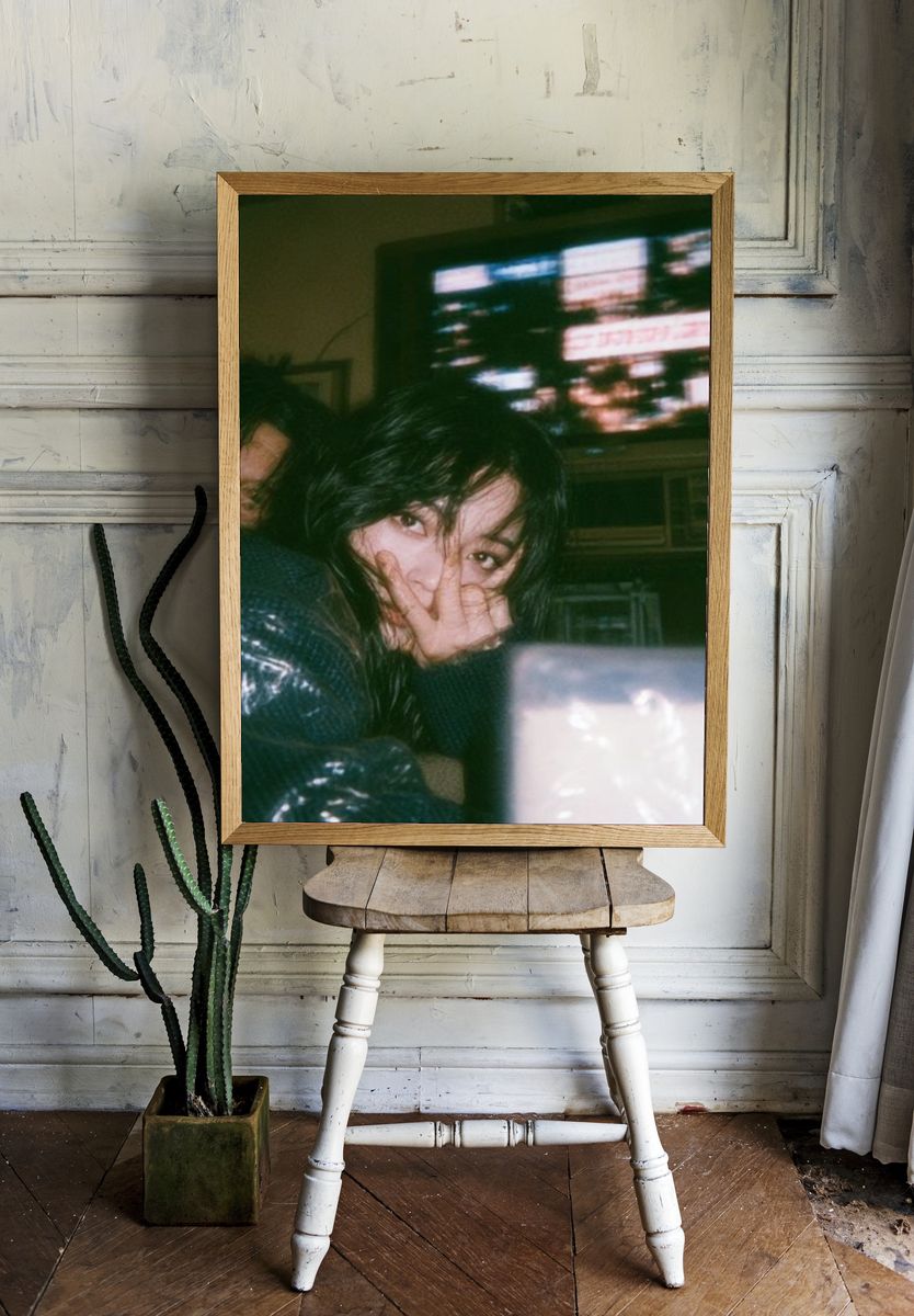 Moody Portrait Photography Poster. room preview