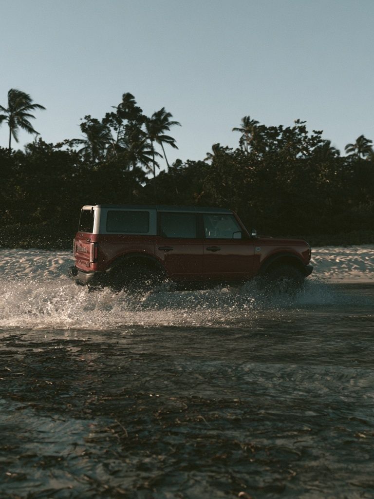 Off-Road SUV Beach Crossing Poster. poster — photography art