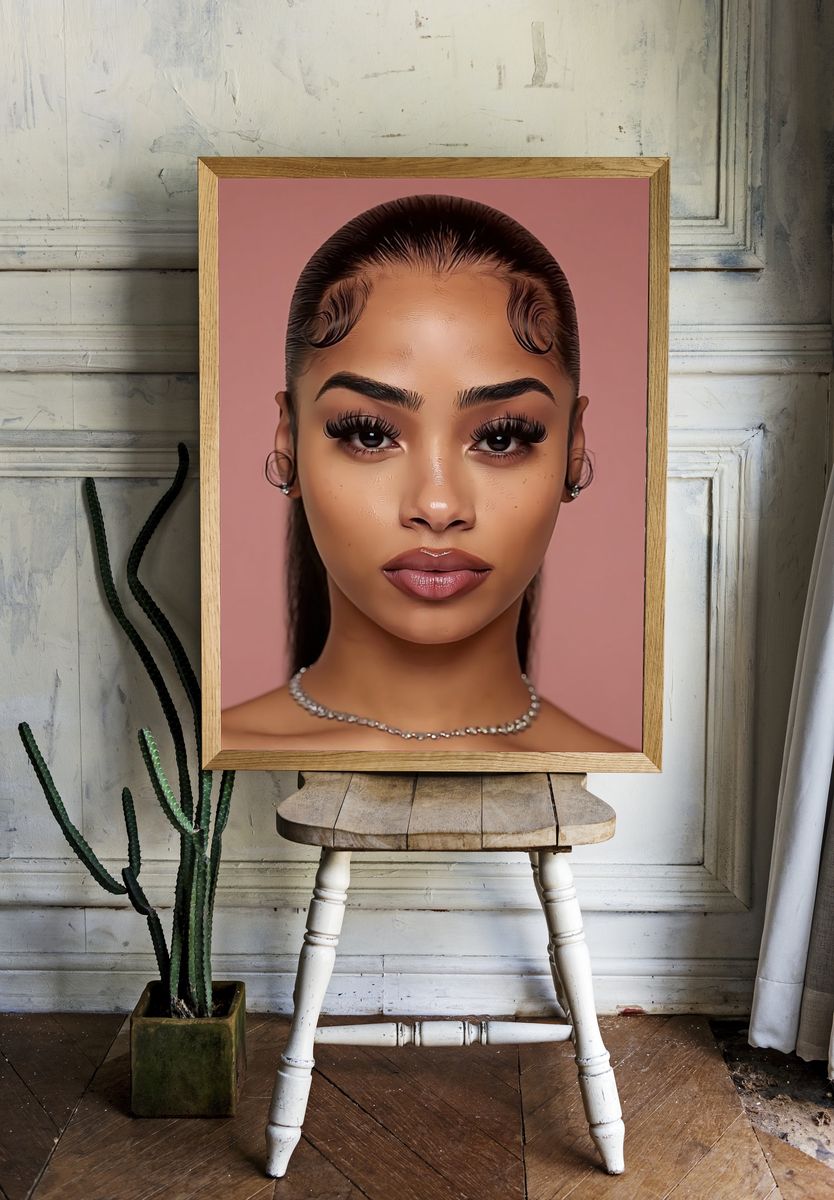 Elegant Portrait Photography Poster. room preview