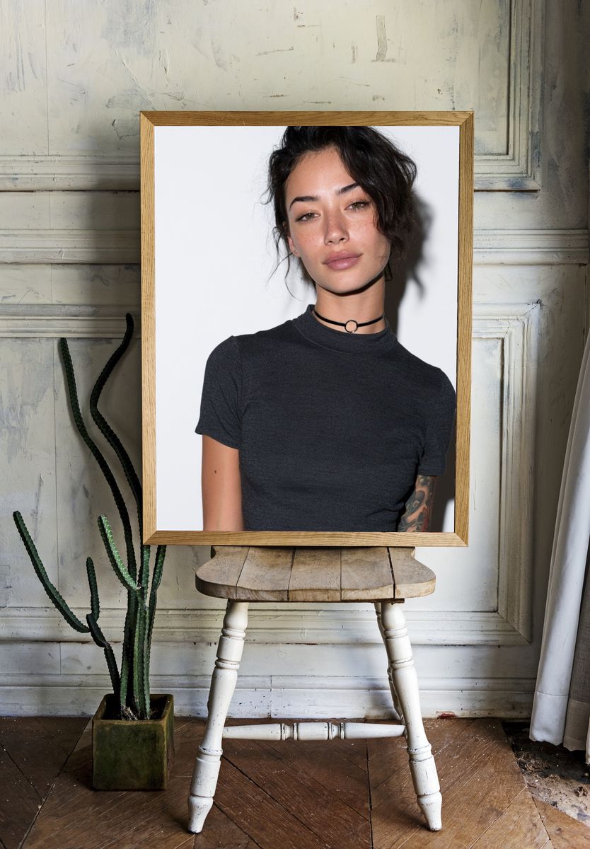Portrait Fashion Photography Poster. room preview