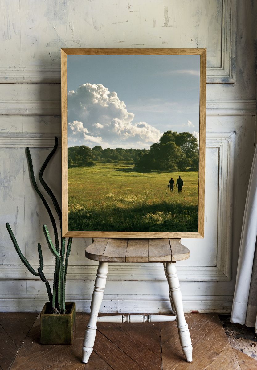 Meadow Walk Landscape Poster. — room view 1