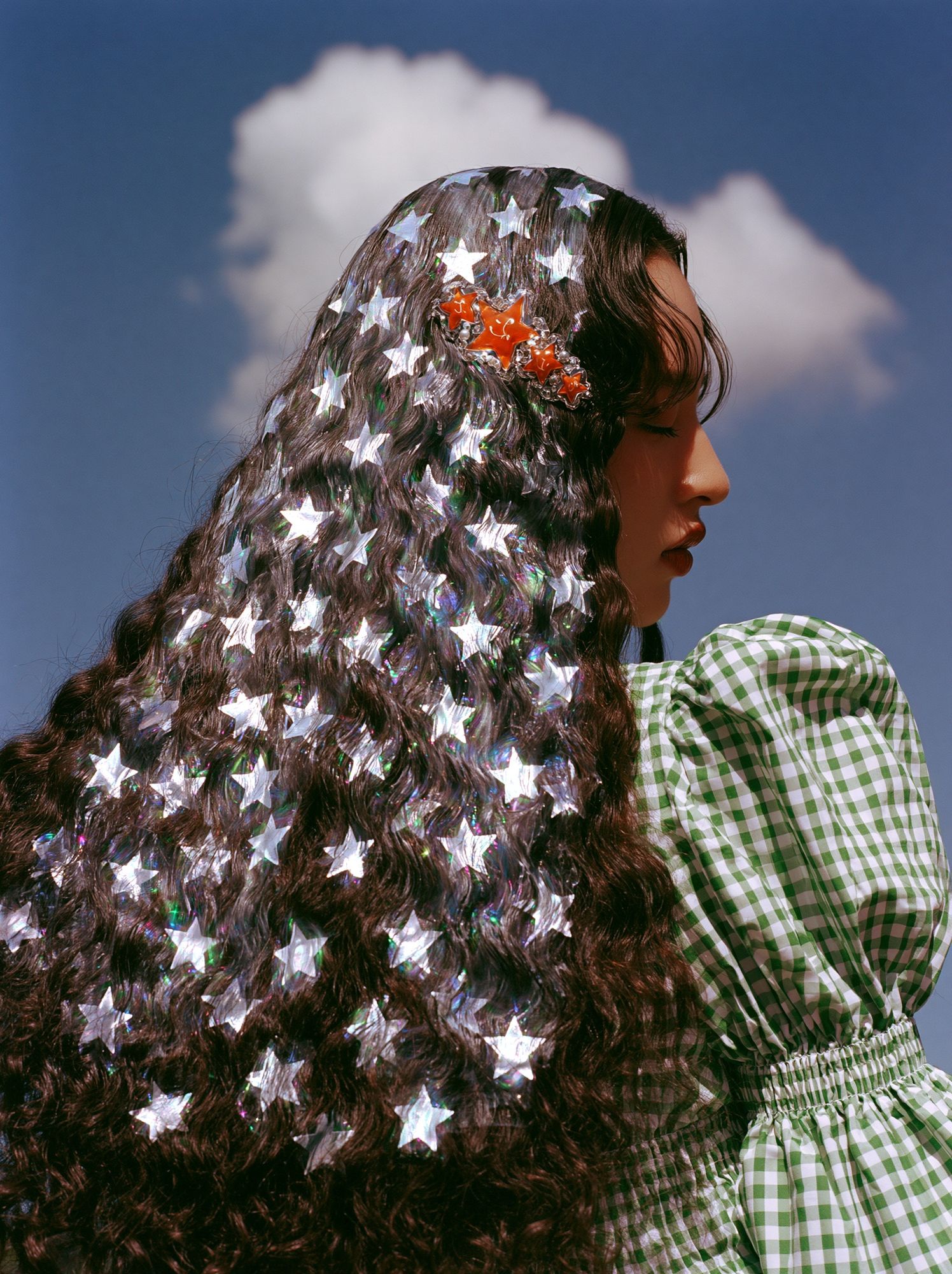 Starry Profile Fashion Poster. poster — photography art