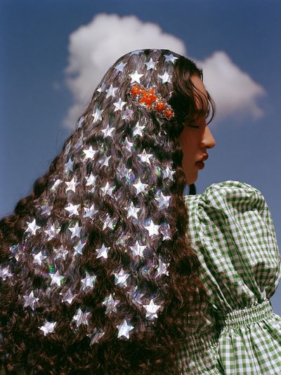 Starry Profile Fashion Poster.