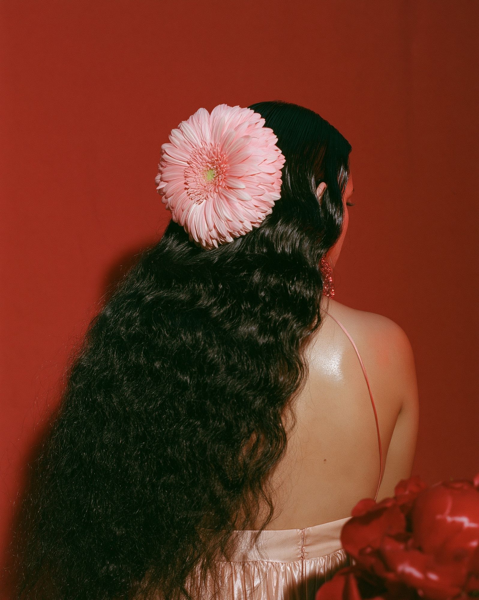 Floral Portrait Photography Poster. poster — photography art