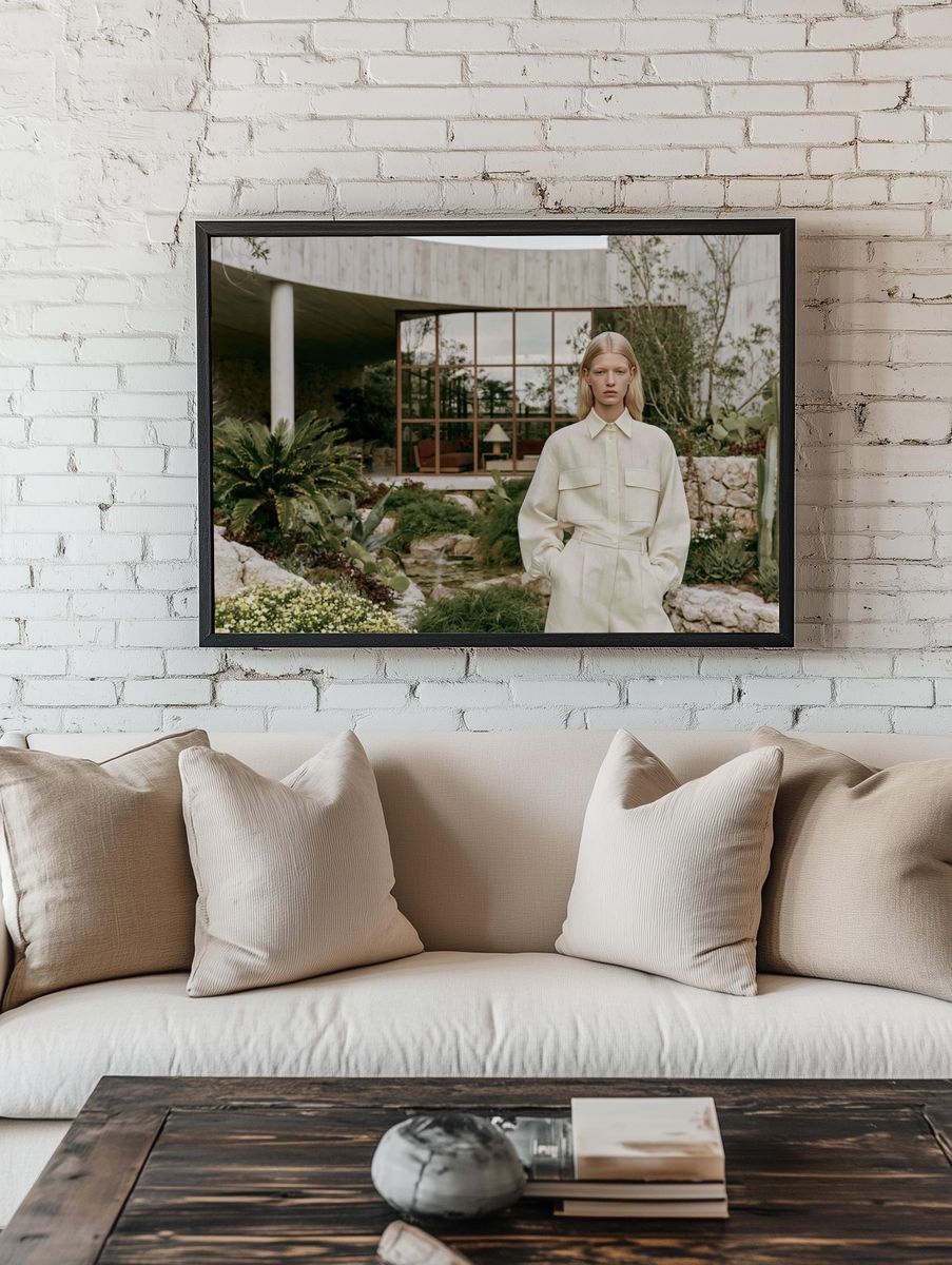 Modern Fashion Portrait Poster. room preview