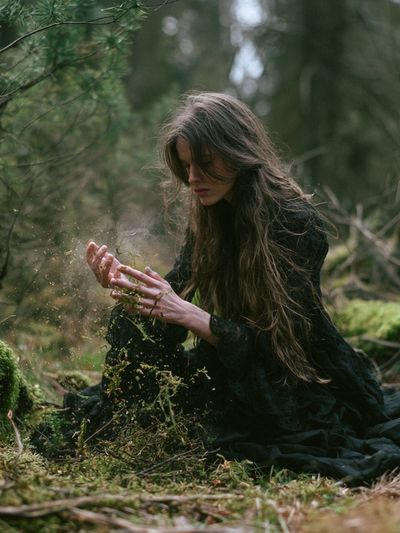 Forest Witch Portrait Print.