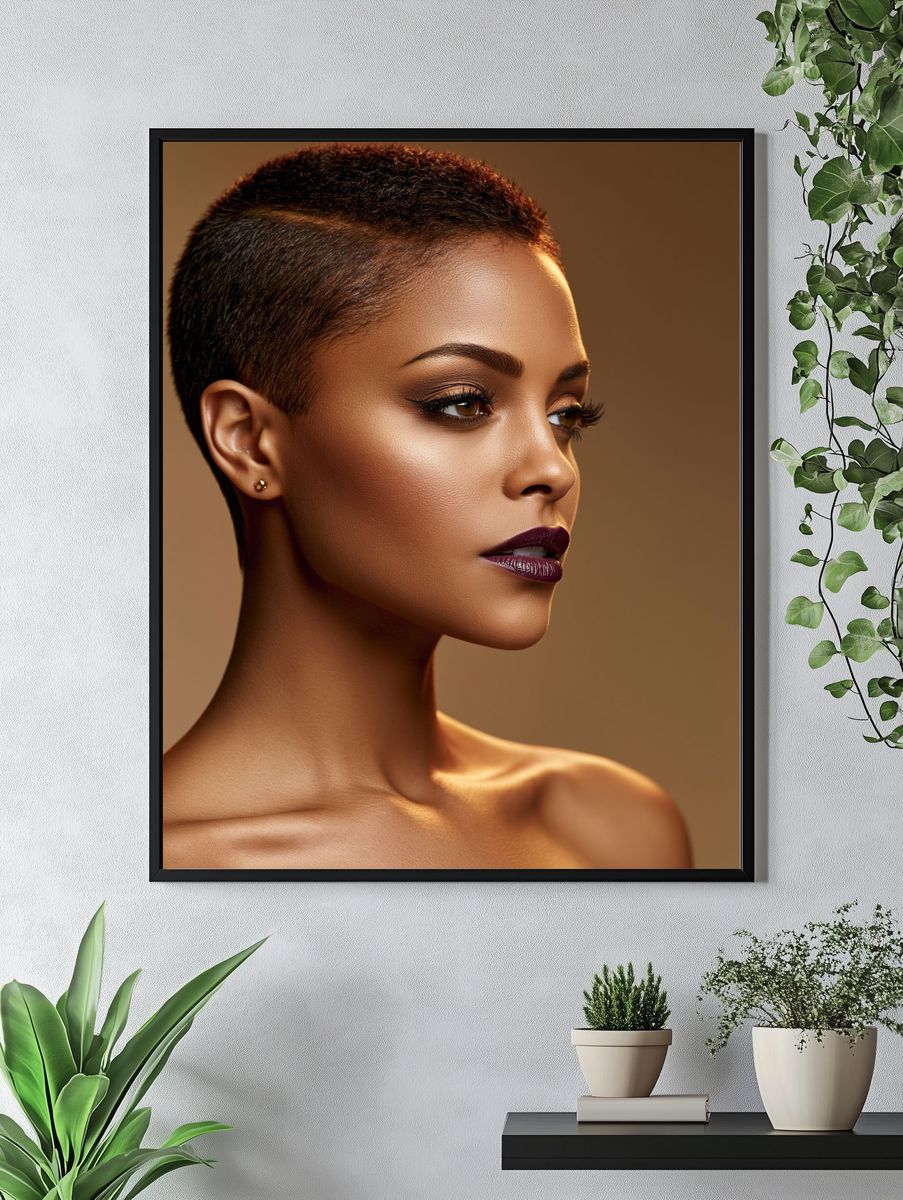 Elegant Portrait Photography Poster. — room view 4