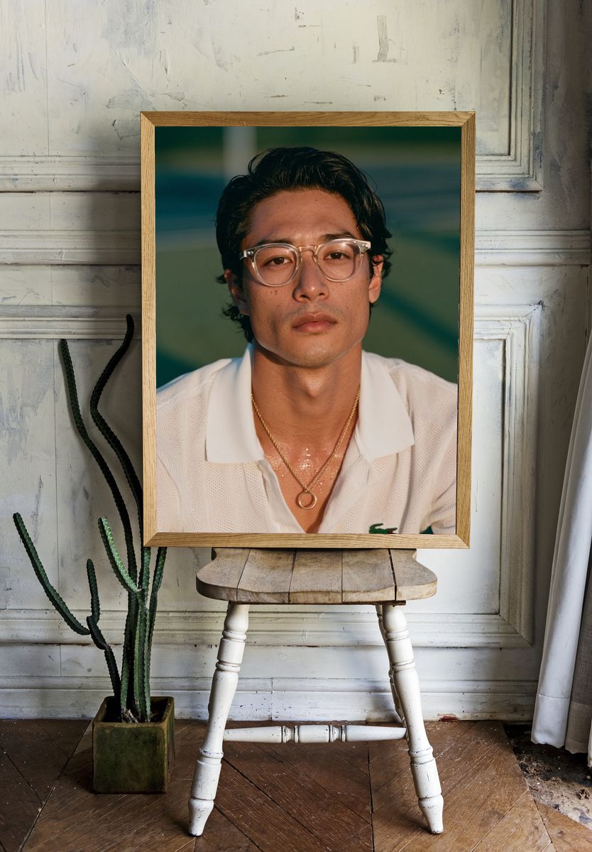 Portrait of a Man Photography Poster. — room view 1