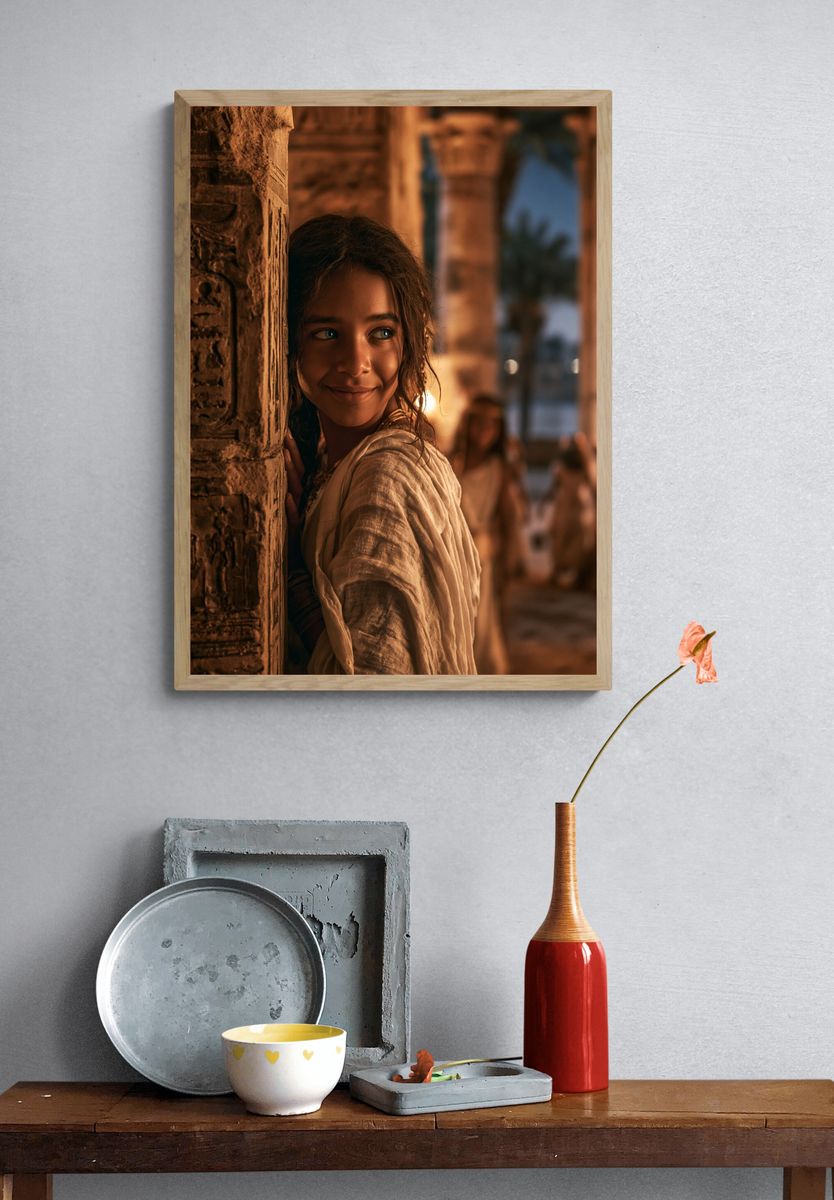 Temple Portrait Photography Poster. — room view 3