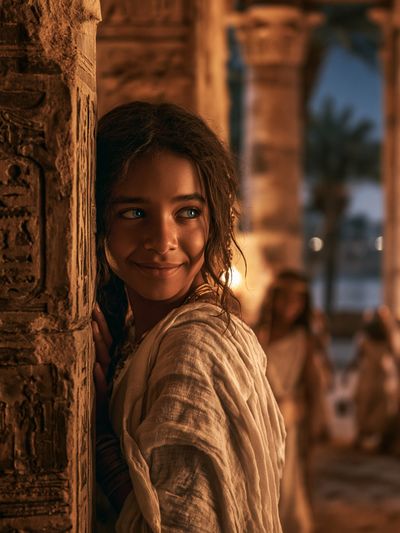 Temple Portrait Photography Poster.
