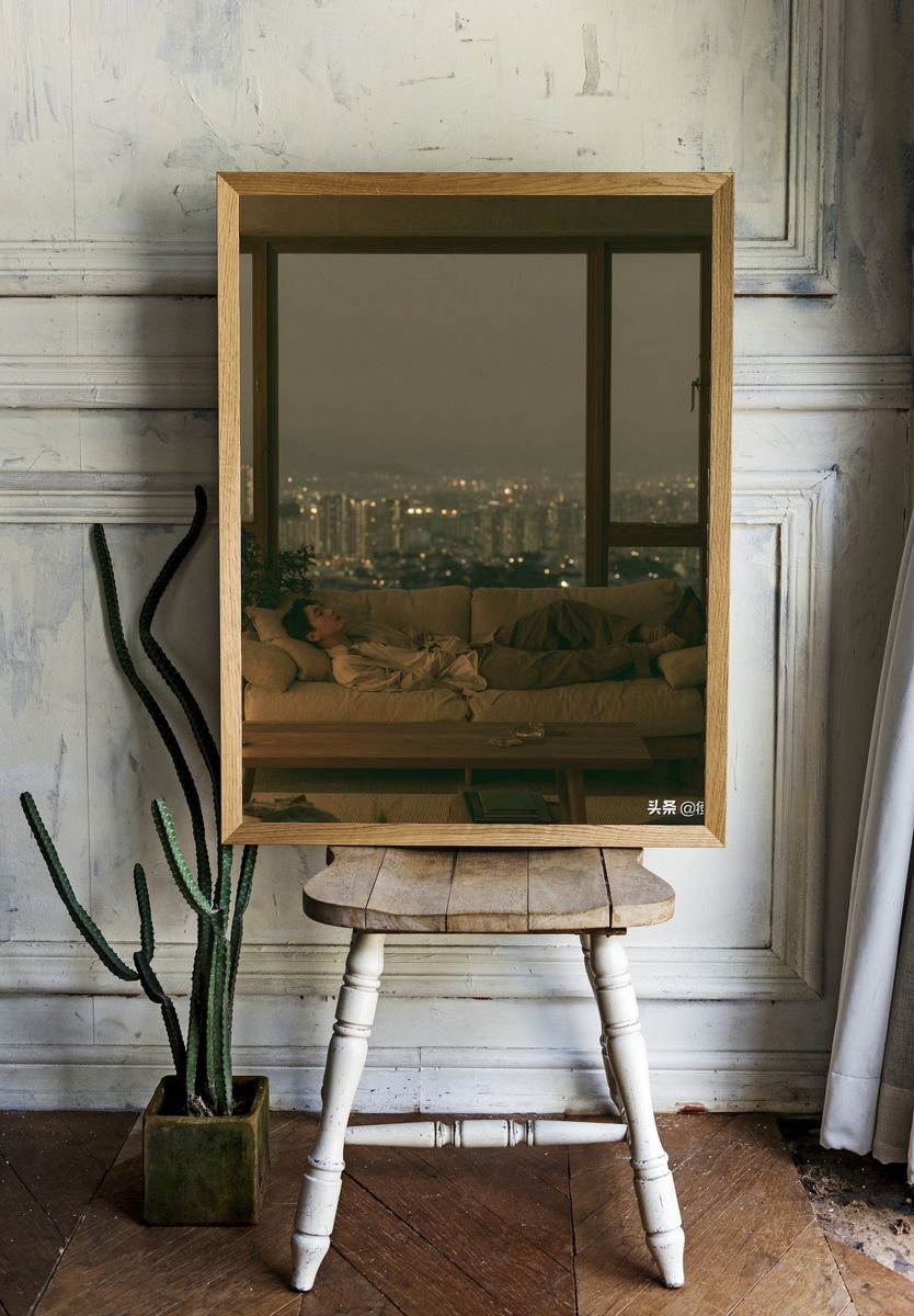 City Night Interior Photography Poster. — room view 1