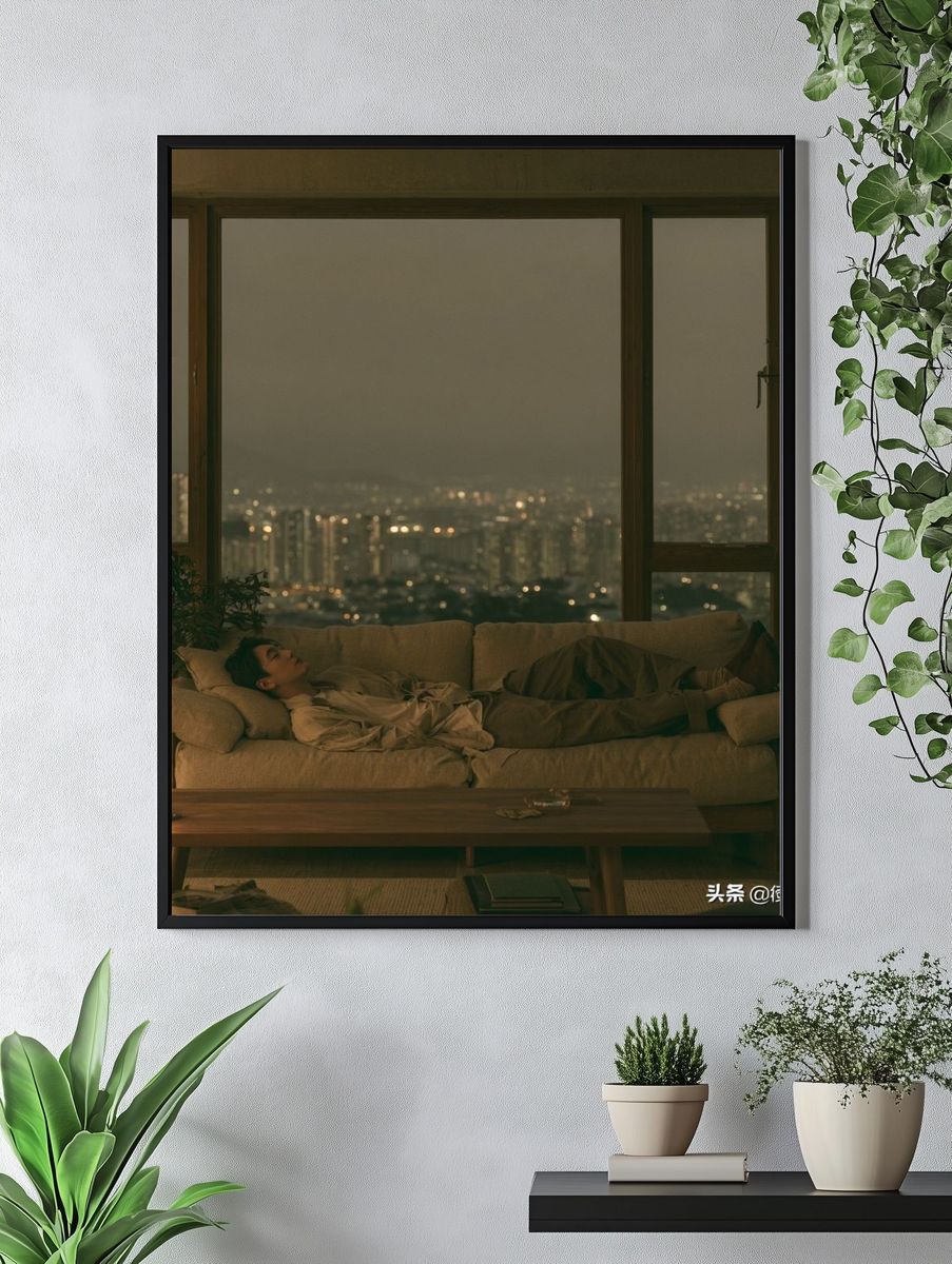 City Night Interior Photography Poster. — room view 4