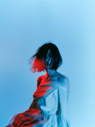 Neon Portrait Photography Poster.