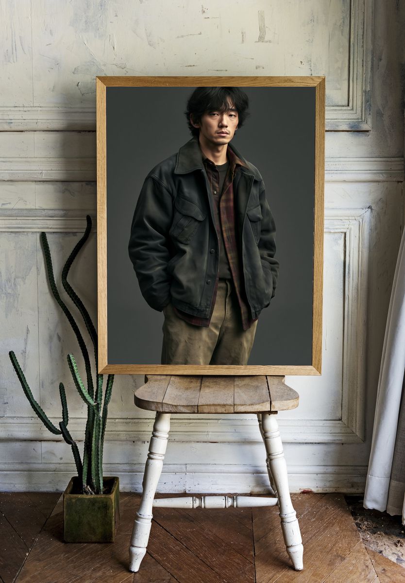 Studio Portrait Fashion Poster. room preview