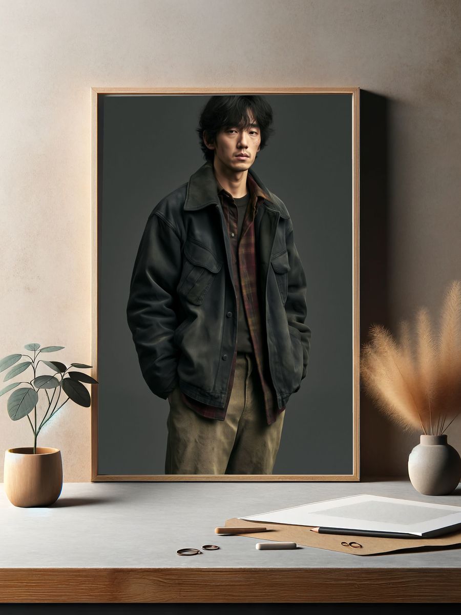 Studio Portrait Fashion Poster. — room view 2