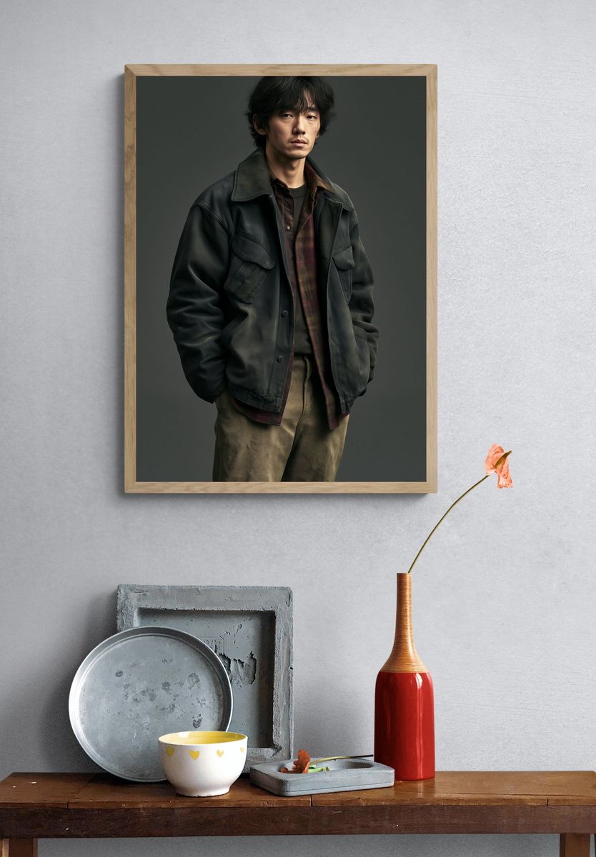 Studio Portrait Fashion Poster. — room view 3