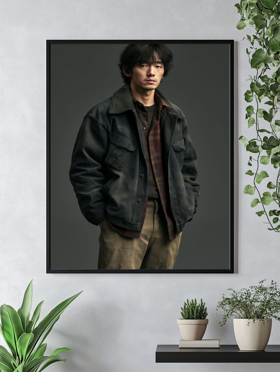 Studio Portrait Fashion Poster. — room view 4