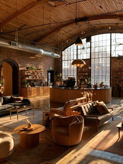 Industrial Loft Interior Photography Poster.