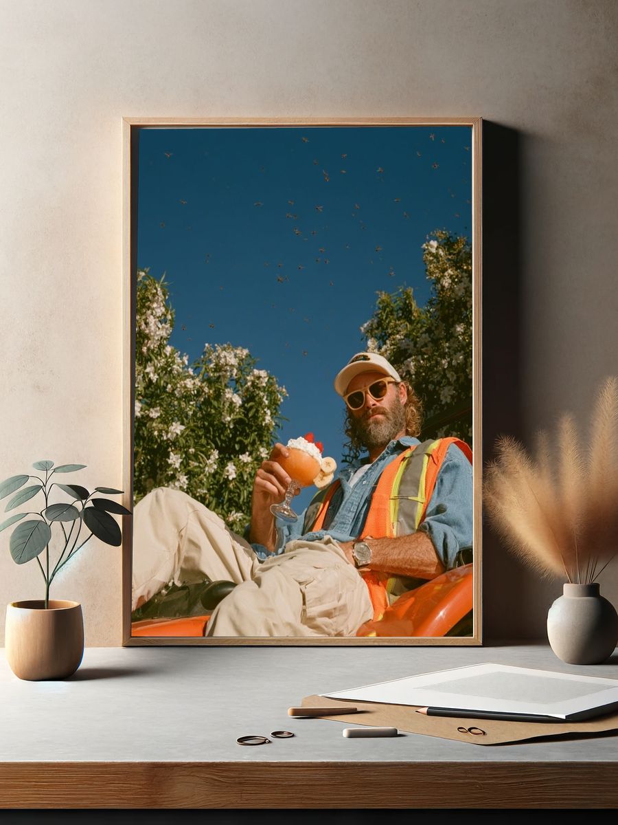 Cocktail in Bloom Photography Poster. — room view 2