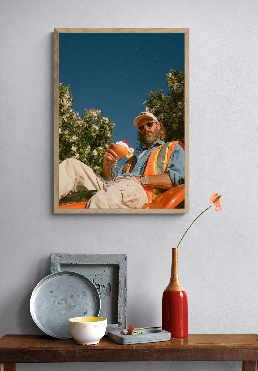 Cocktail in Bloom Photography Poster. — room view 3