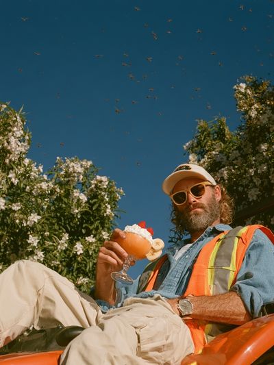 Cocktail in Bloom Photography Poster.