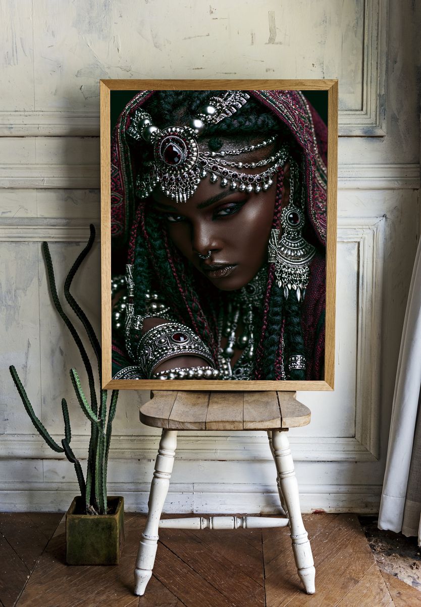 Ornate Portrait Photography Poster. room preview