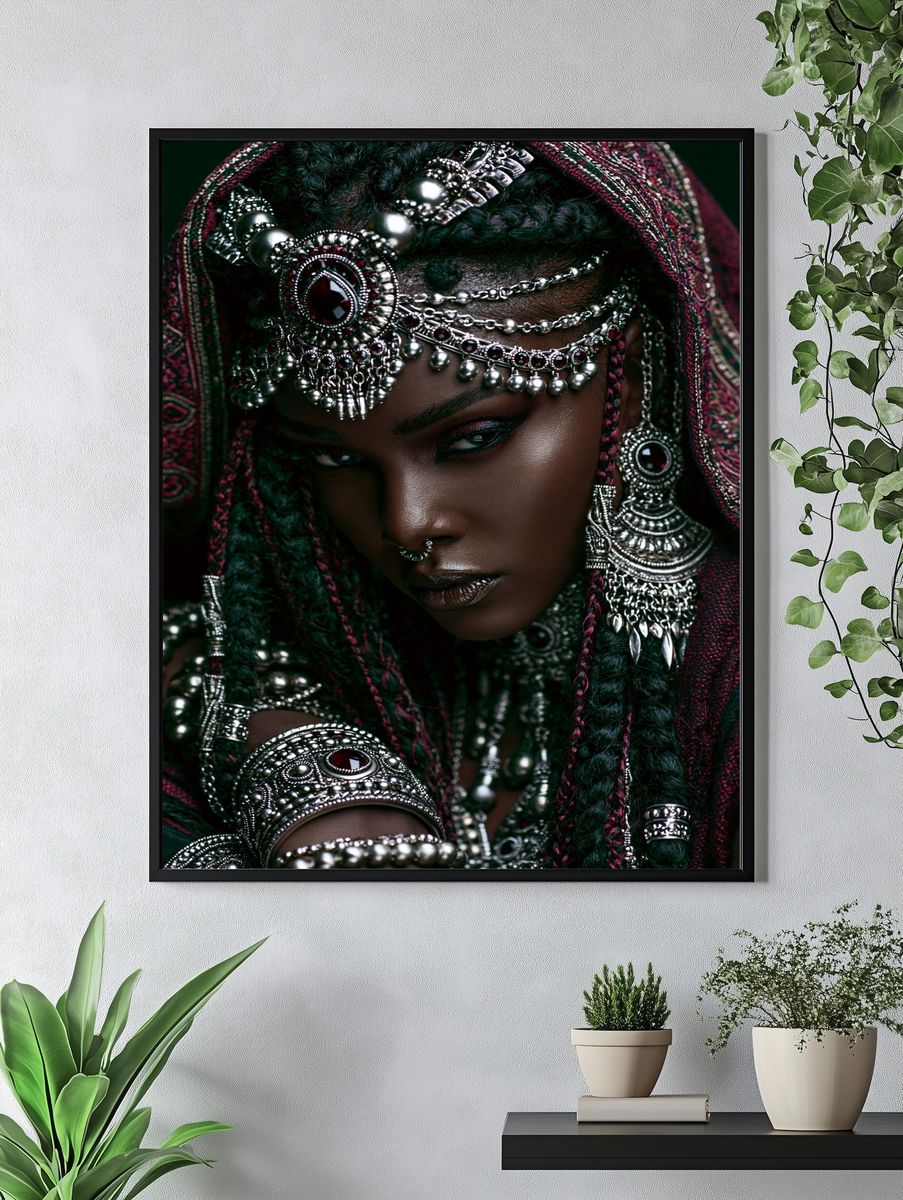 Ornate Portrait Photography Poster. — room view 4