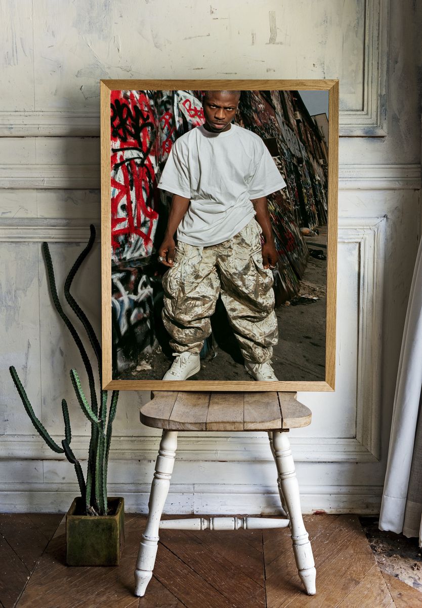 Graffiti Street Portrait Poster. room preview