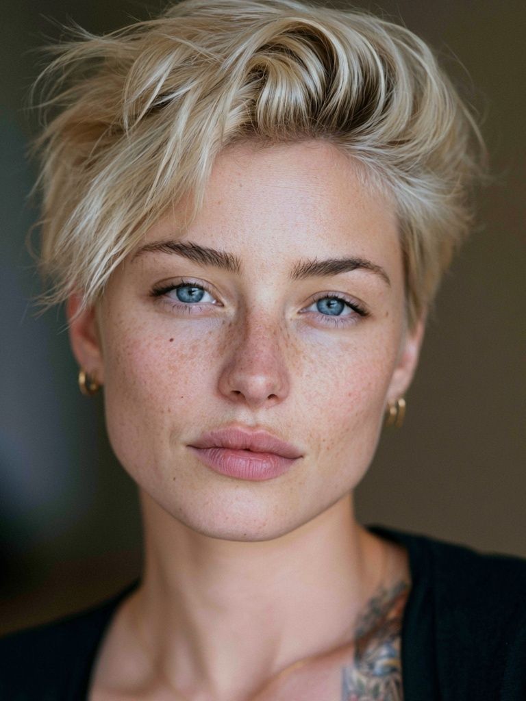 Blonde Portrait Photography Poster. poster detail