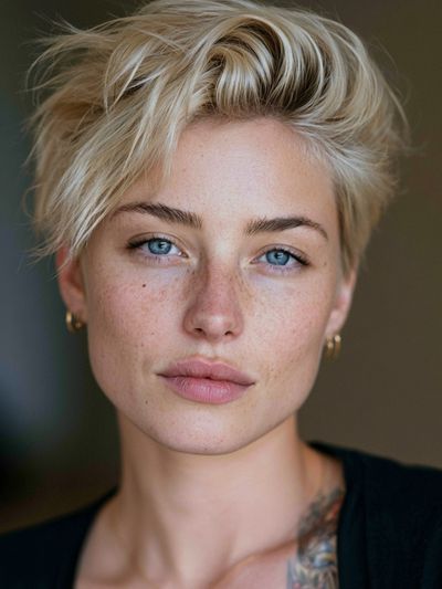 Blonde Portrait Photography Poster.