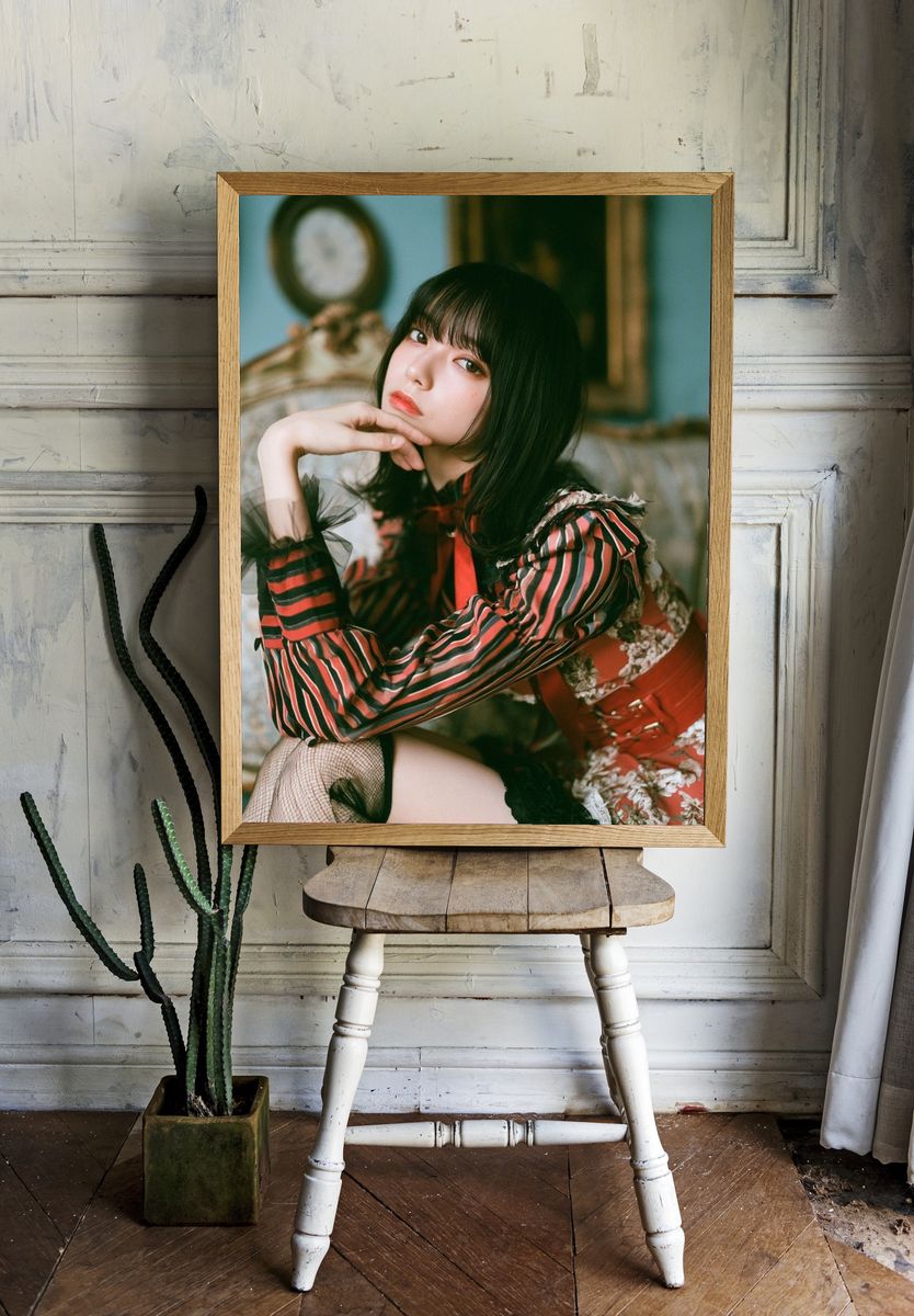 Gothic Portrait Fashion Poster. room preview
