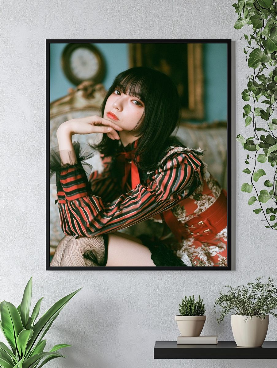 Gothic Portrait Fashion Poster. — room view 4