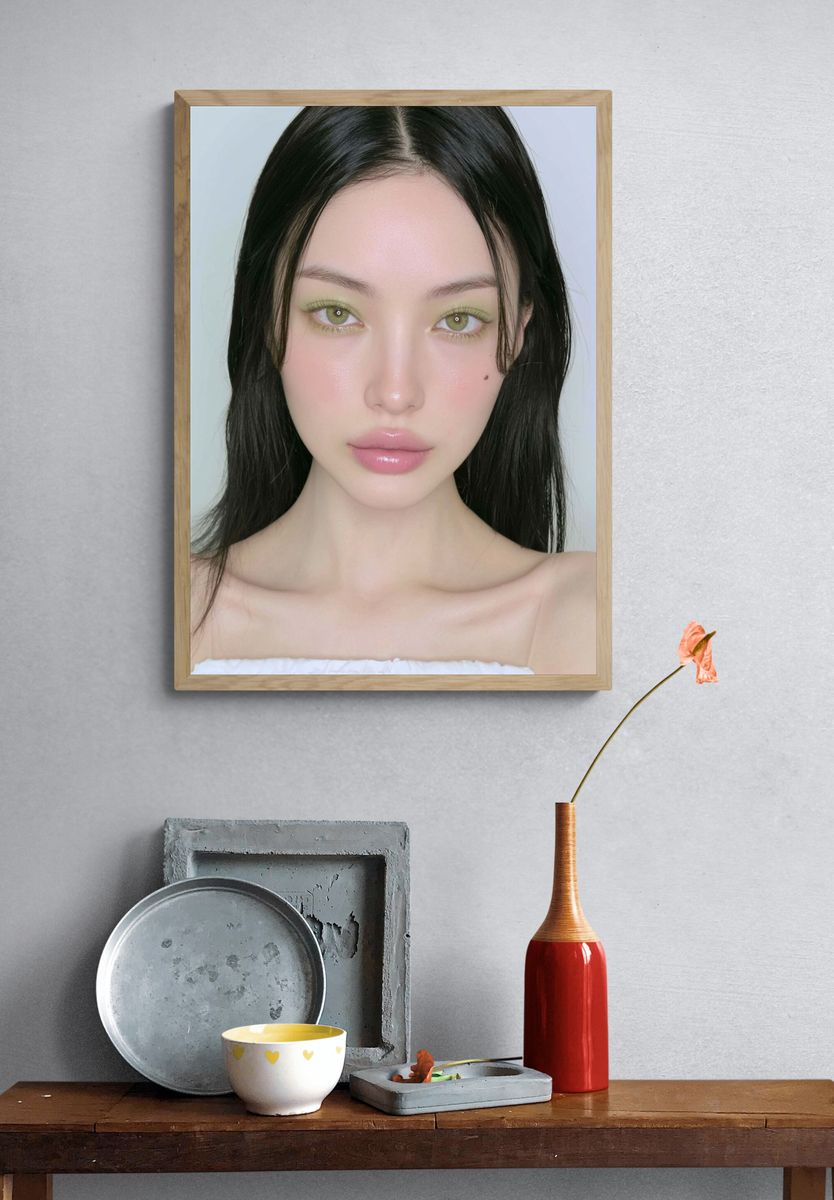 Soft Glam Portrait Poster. — room view 3
