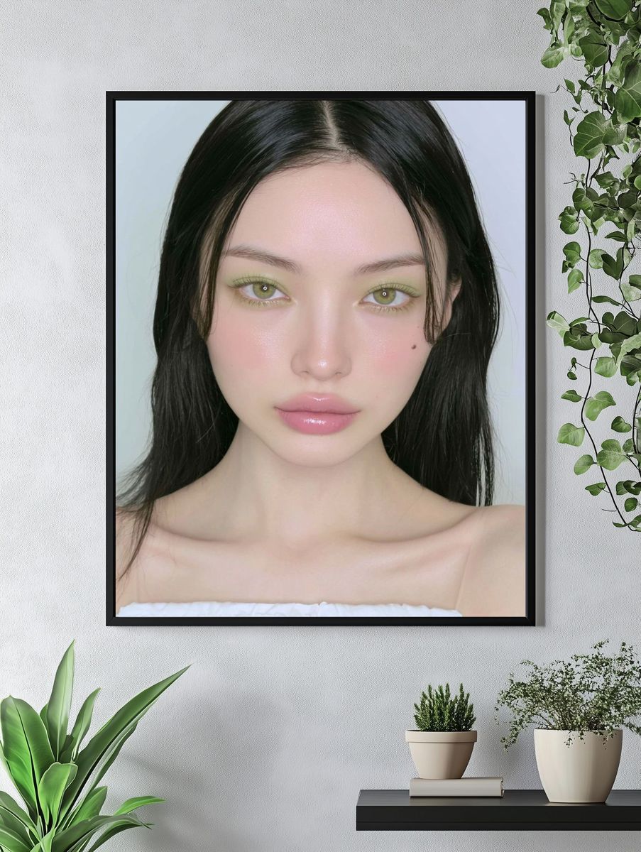 Soft Glam Portrait Poster. — room view 4
