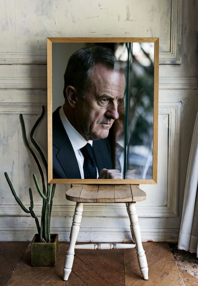 Intense Portrait Photography Poster. room preview