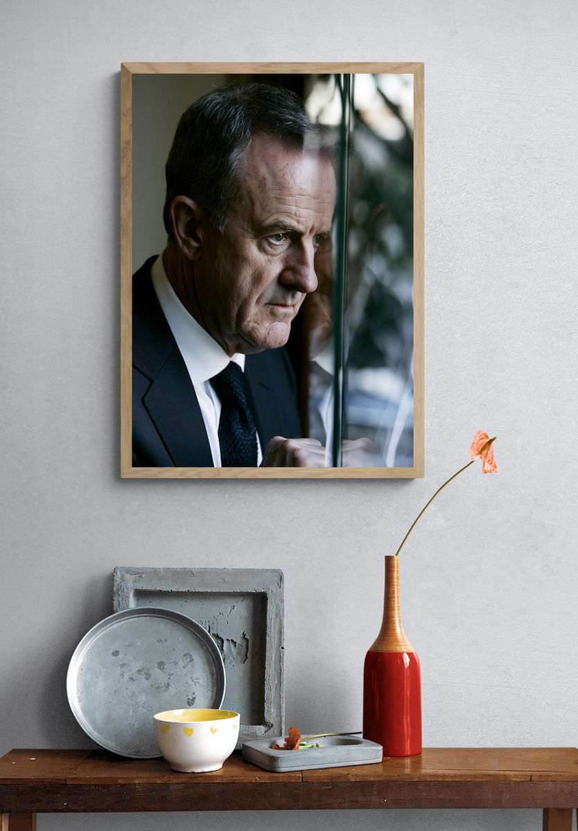 Intense Portrait Photography Poster. — room view 3