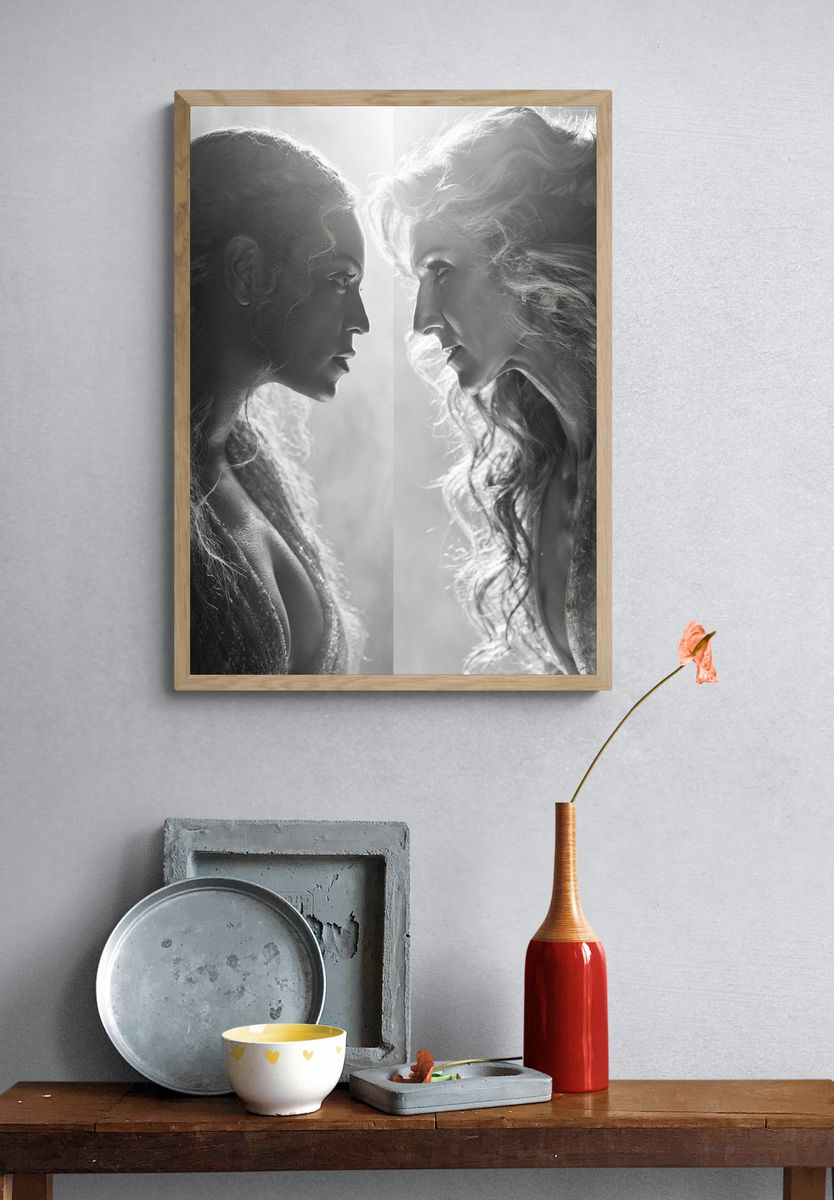 Dual Portrait in Light Print. — room view 3