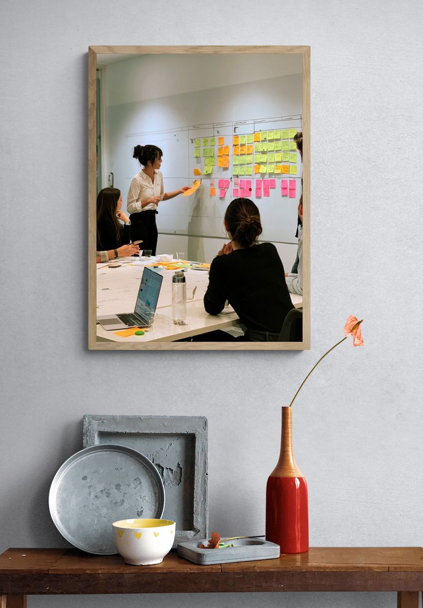 Team Workshop Meeting Photography Poster. — room view 3