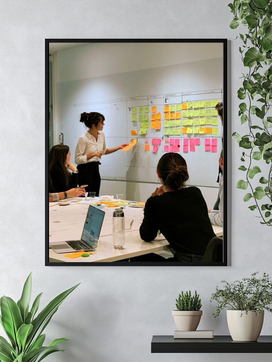 Team Workshop Meeting Photography Poster. — room view 4