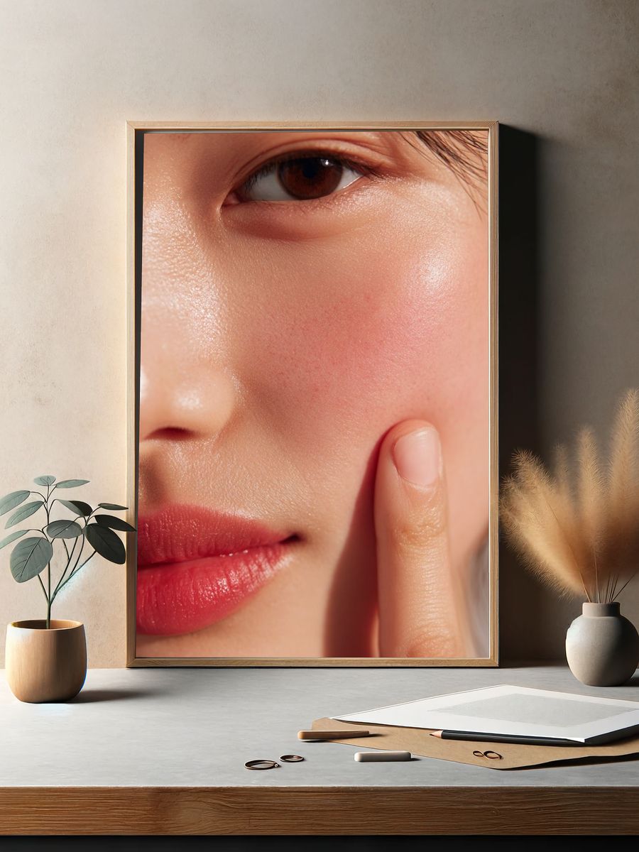 Close-Up Beauty Portrait Print. — room view 2