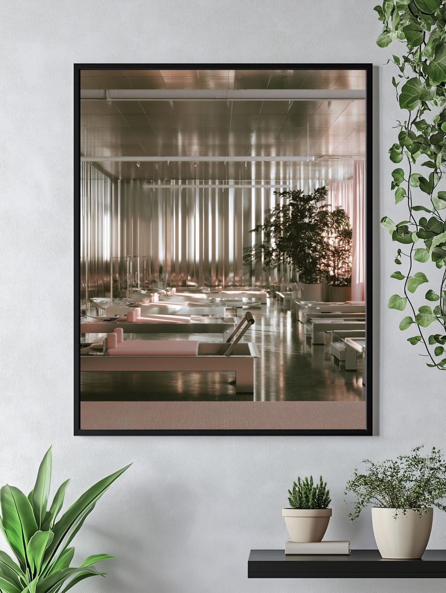 Minimalist Spa Interior Print. — room view 4