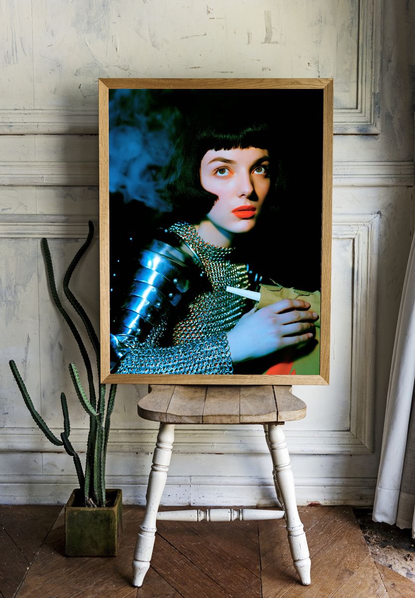 Futurist Portrait Fashion Poster. room preview