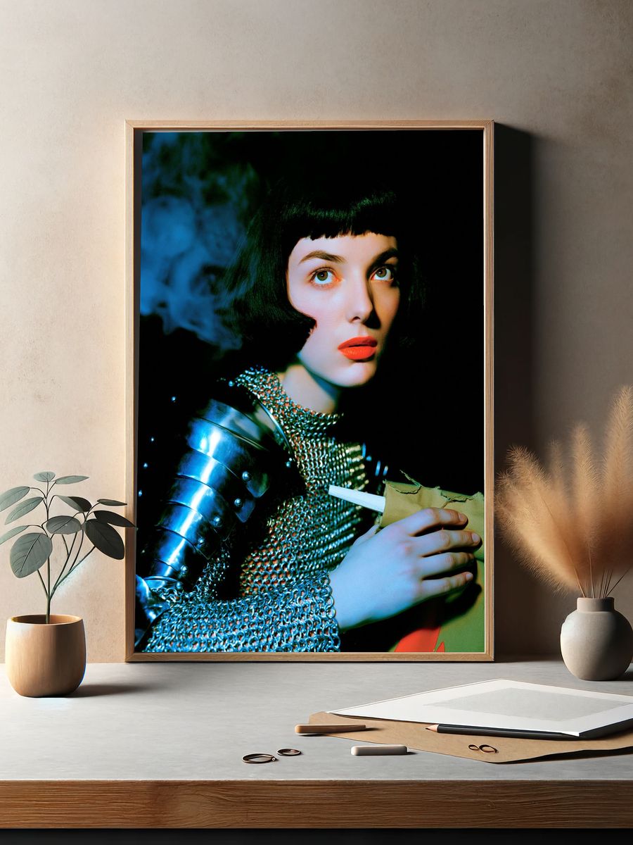 Futurist Portrait Fashion Poster. — room view 2