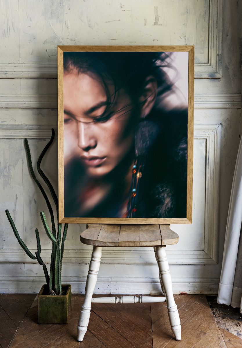 Dreamy Portrait Photography Poster. room preview
