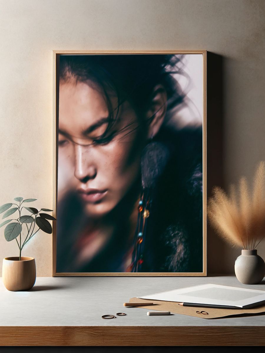 Dreamy Portrait Photography Poster. — room view 2