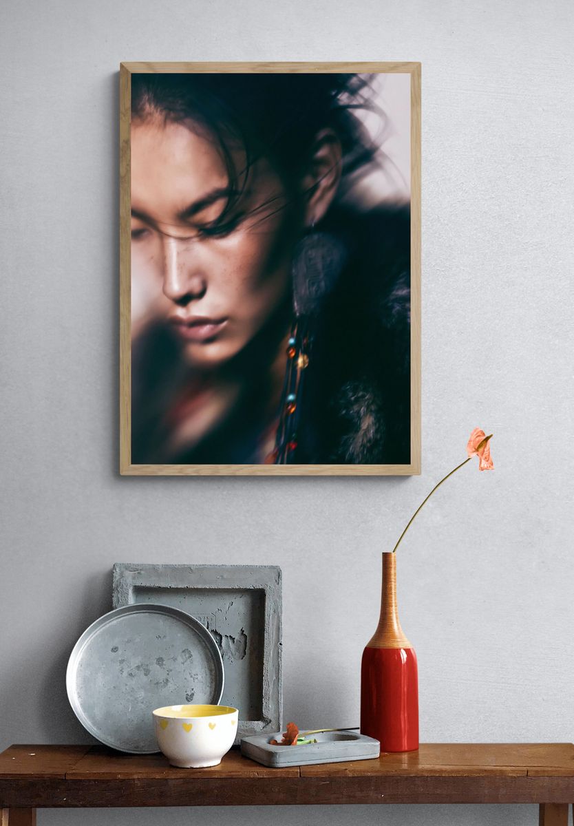 Dreamy Portrait Photography Poster. — room view 3
