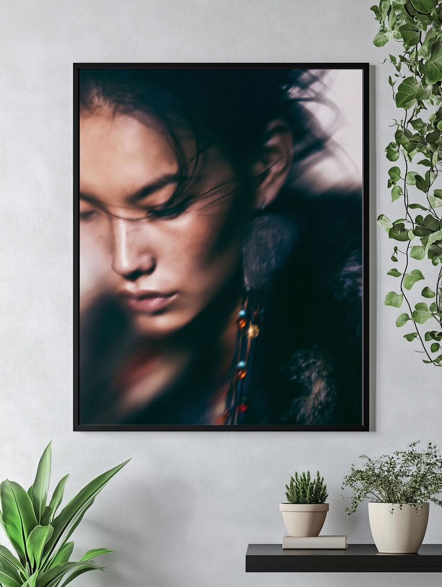 Dreamy Portrait Photography Poster. — room view 4